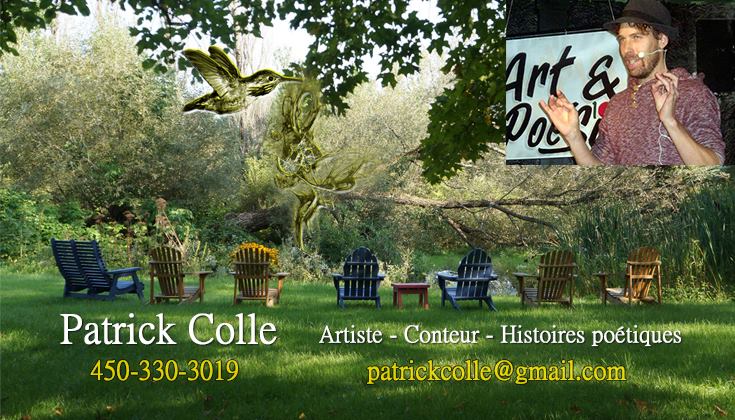 Patrick Colle, artiste visuel, conteur, histoires poétiques